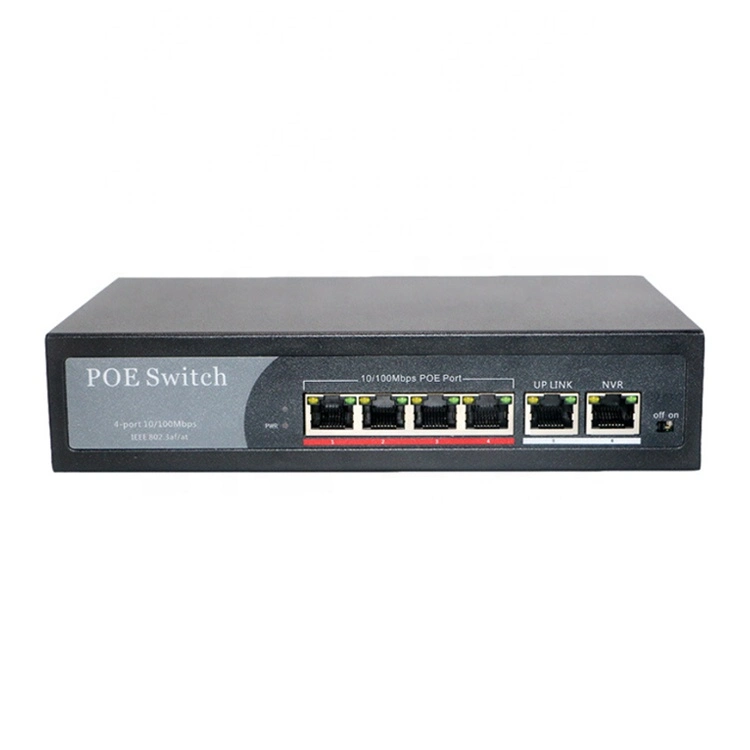 ODM 100m 4 10/100Mbps Poe dell'OEM del commutatore di serie 4ep+2e Poe 0